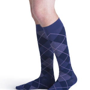 Sigvaris Medical 830 Microfiber Argyle Purple