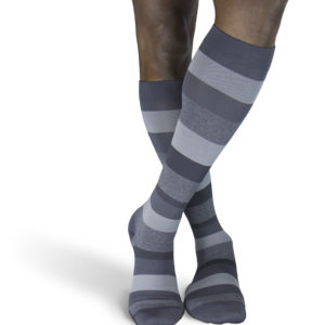 Sigvaris Medical 830 Microfiber Stripe Graphite