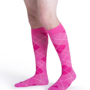 Sigvaris Medical 830 Microfiber Argyle Pink